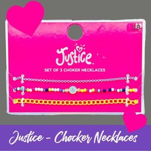 JUSTICE Girls Choker Necklaces